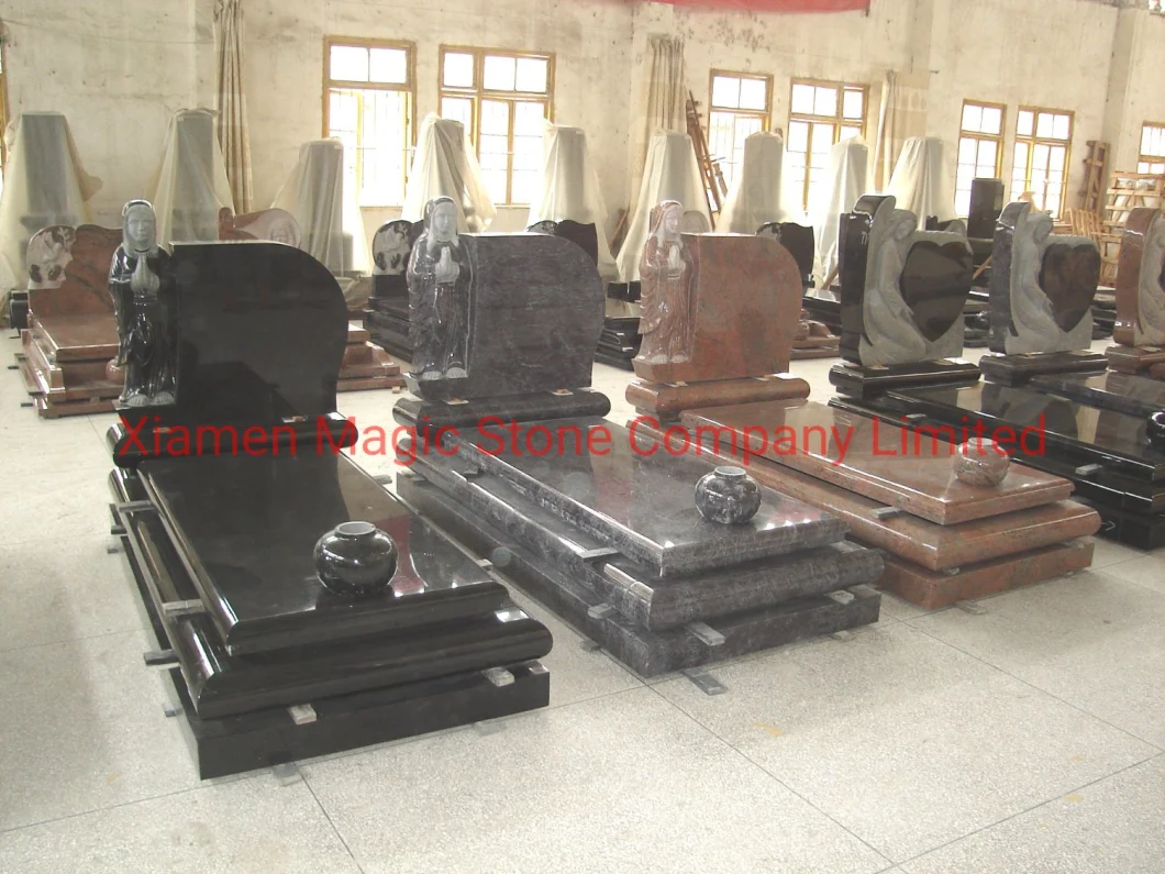 Factory Price Monument Western Style Tombstone Marble Granite Stone Gravestone