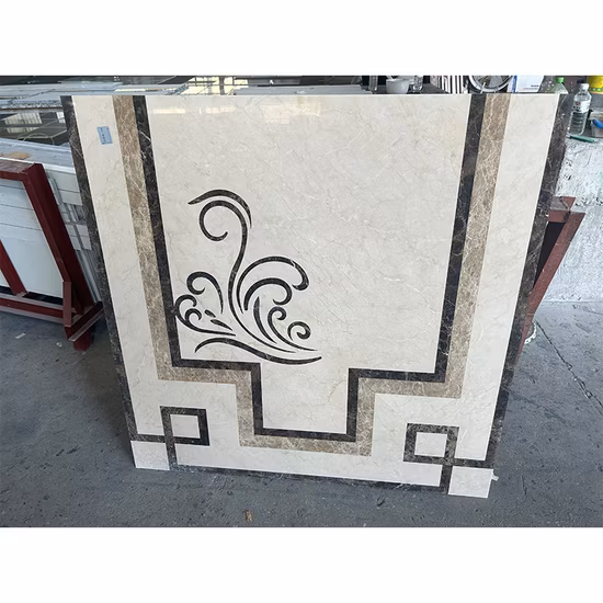 Laje de Mármore Preto/Branco Pedra Natural Cozinha/Bancada do Banheiro/Vaidade/Ilha Projeto Panda Telha de Mármore Branco