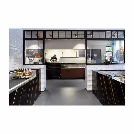 Luxo Itália Projeto Lobby Mármore Azul Luxo Azulejo Preço de Atacado Polido Cozinha Bancada Mármore Azul Mate