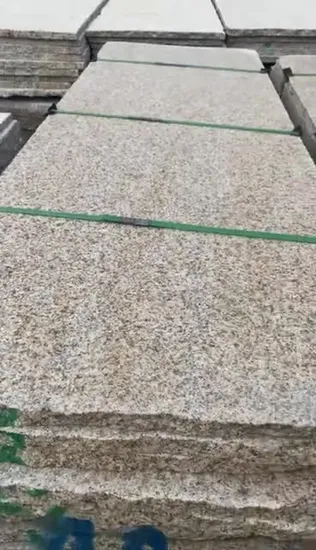 Materiais de construção Laje de granito bege G682 para bancadas internas/pavimentação externa