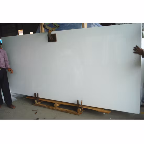 Azulejo branco super leitoso polido Nano pedra mármore branco